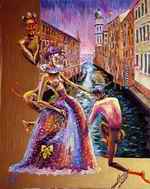 �Courtesan� (100x80) canvas, mixed technique, 2004