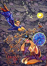 �Under the Moon. Parting� (50x70) canvas, mixed technique, 2007