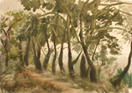 " Alley". 1993. Aquarelle.