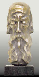 "Ecclesiast". Bronze, garbo, 1997, 44�17�12